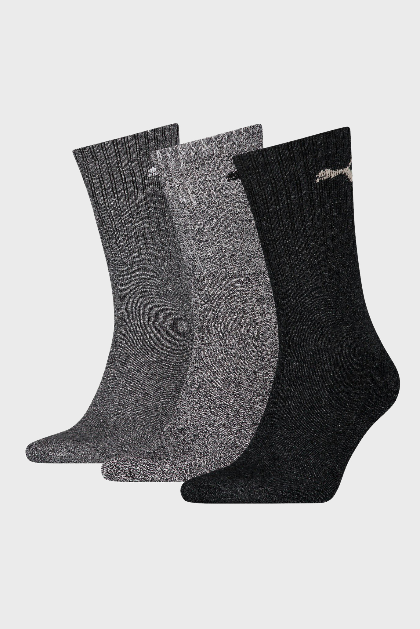 Мужские серые носки (3 пары) PUMA 1