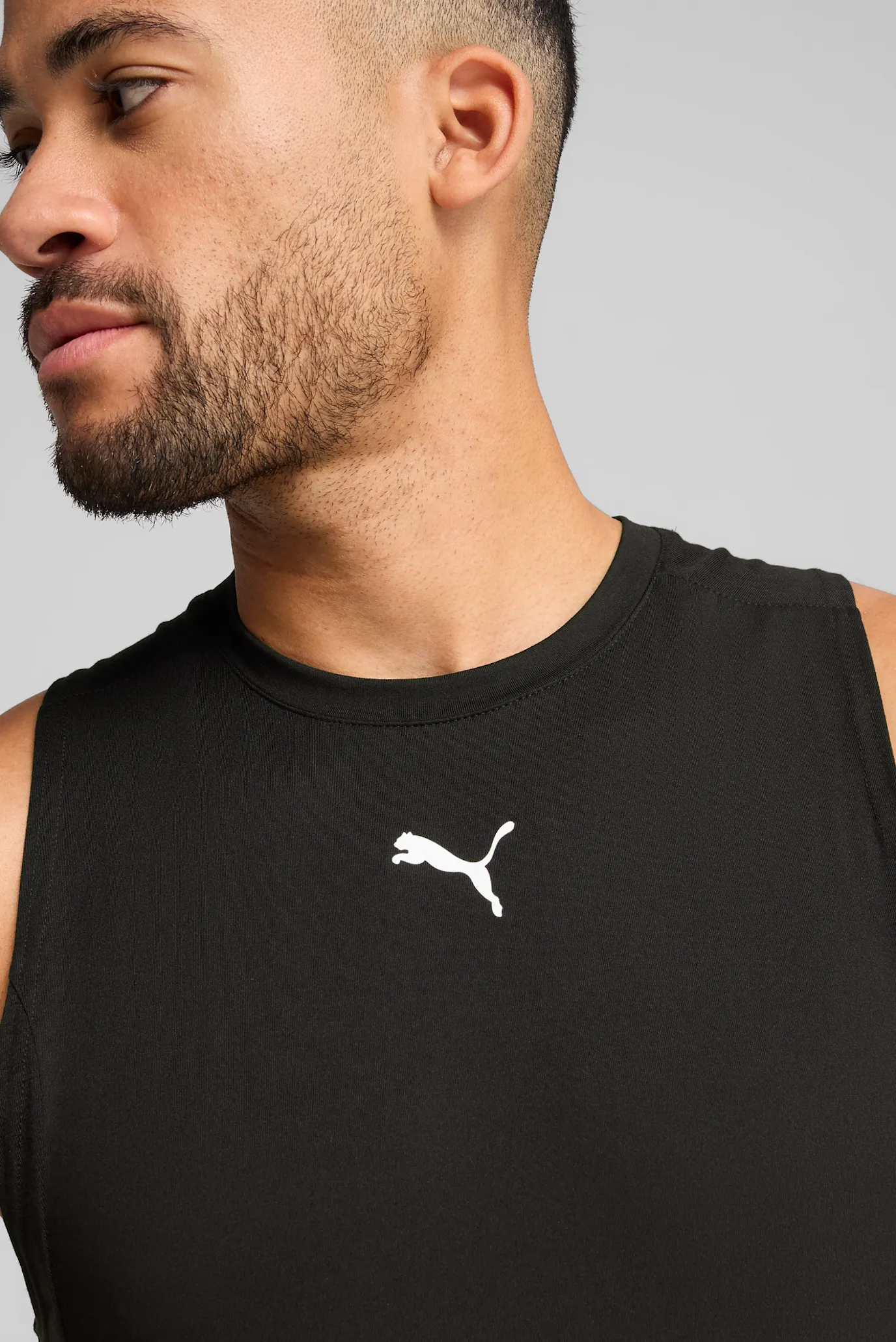 Чоловіча чорна майка CLOUDSPUN Soft Breathable Tank Men 5