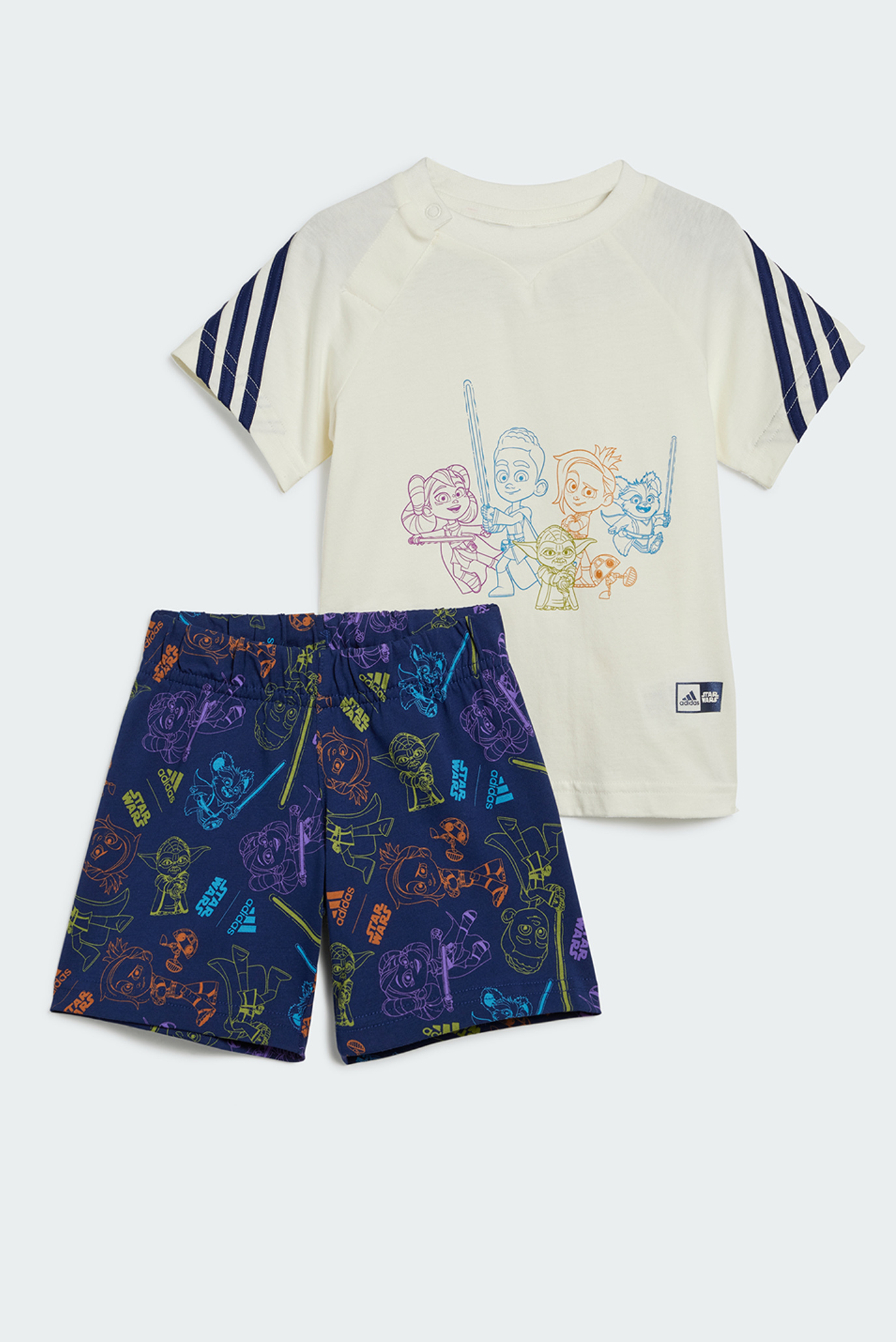 Дитячий комплект одягу (футболка, шорти) adidas x Star Wars Young Jedi 1