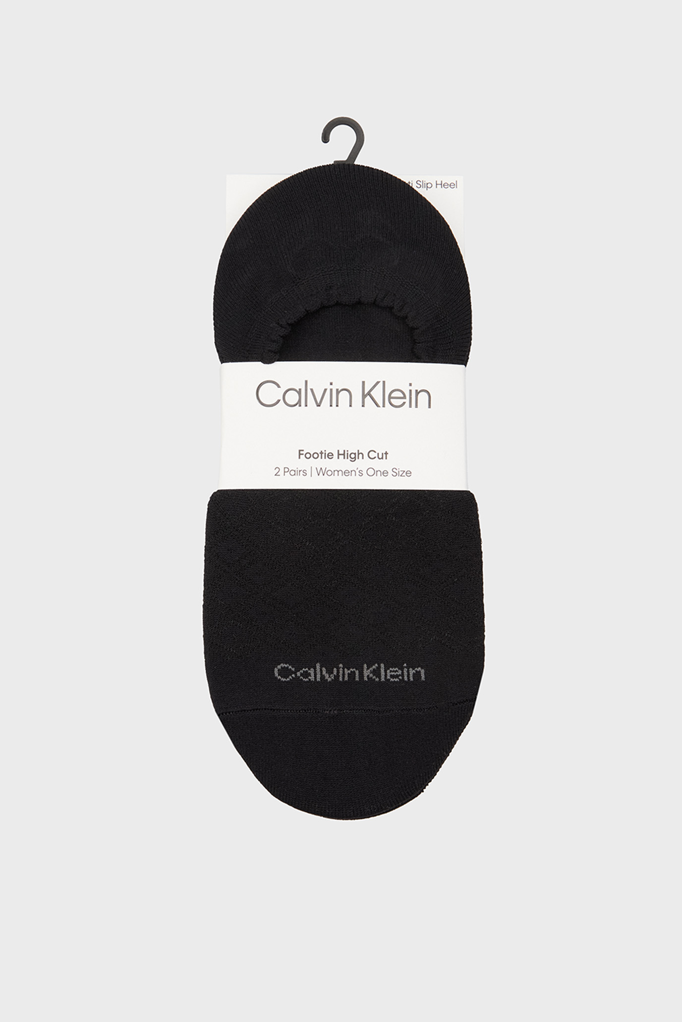 Женские черные следы (2 пары) HIGH CUT Черный ONESIZE Calvin Klein 701218787 Женские черные следы (2 пары) HIGH CUT Черный ONESIZE Calvin Klein 701218787