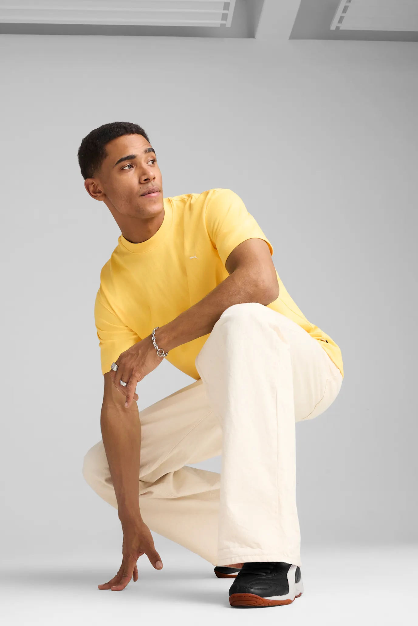 Чоловіча жовта футболка MMQ Tee 2