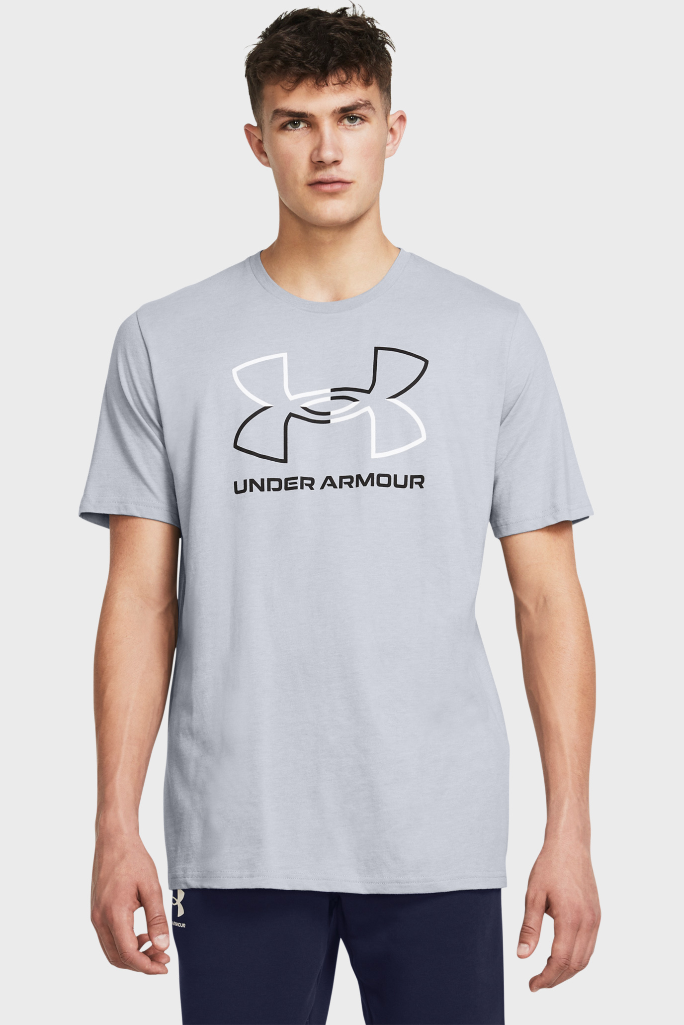 Мужская серая футболка UA GL FOUNDATION UPDATE SS 1