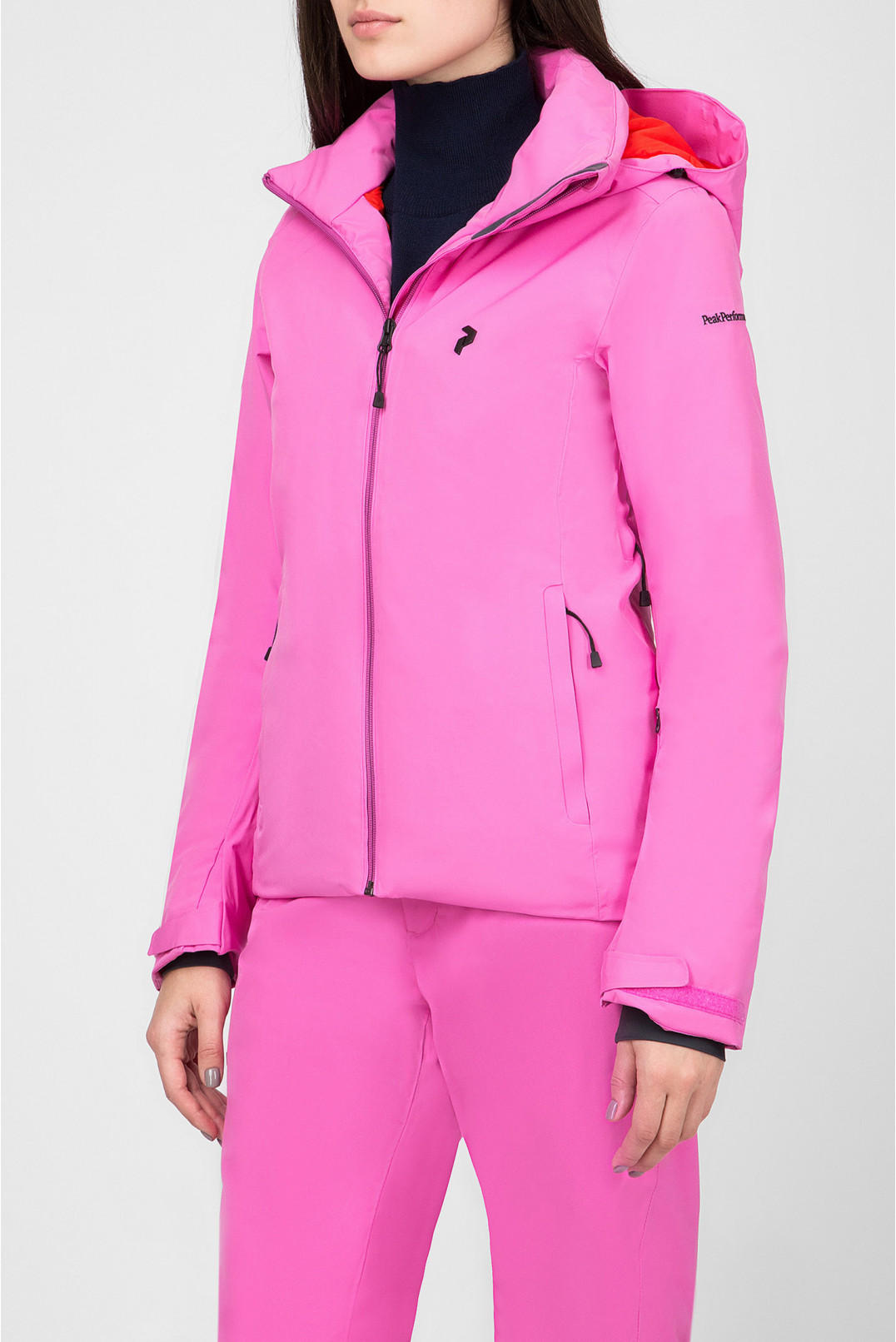 Жіноча рожева лижна куртка 1