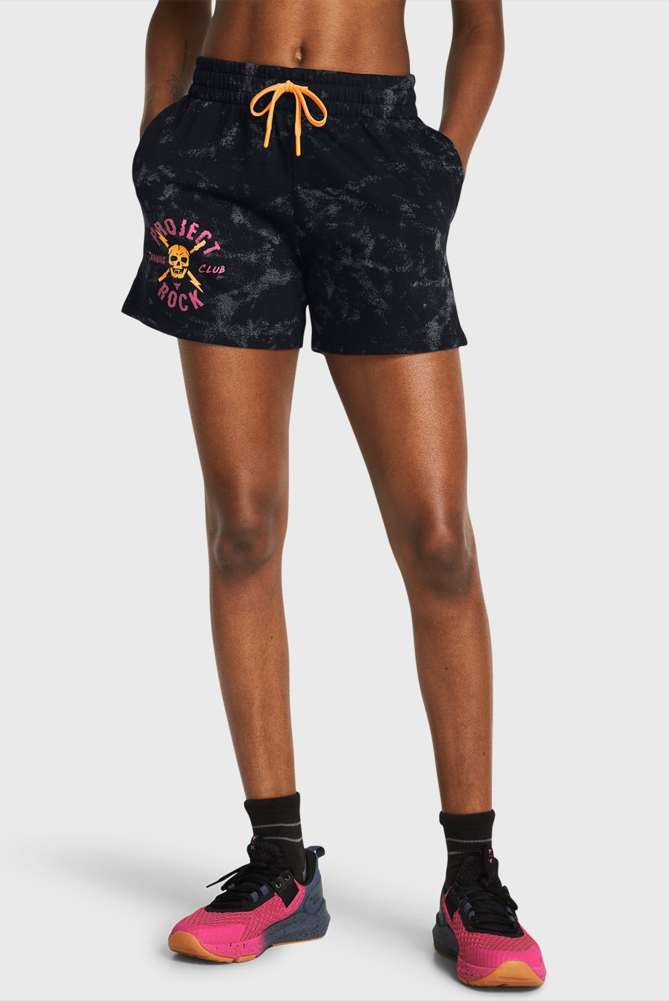 Жіночі чорні шорти Pjt Rck Undrgrnd Terry Shorts 1