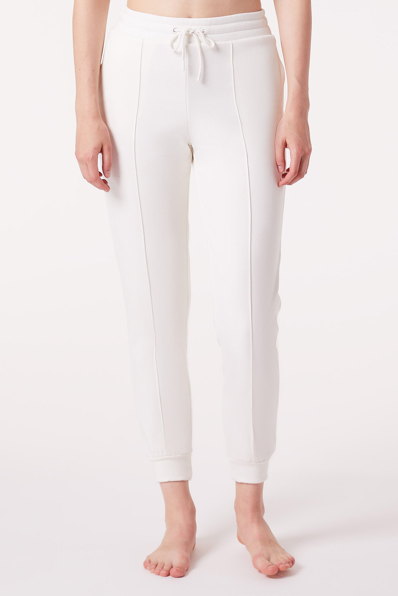 Женские белые брюки BUNJI 1