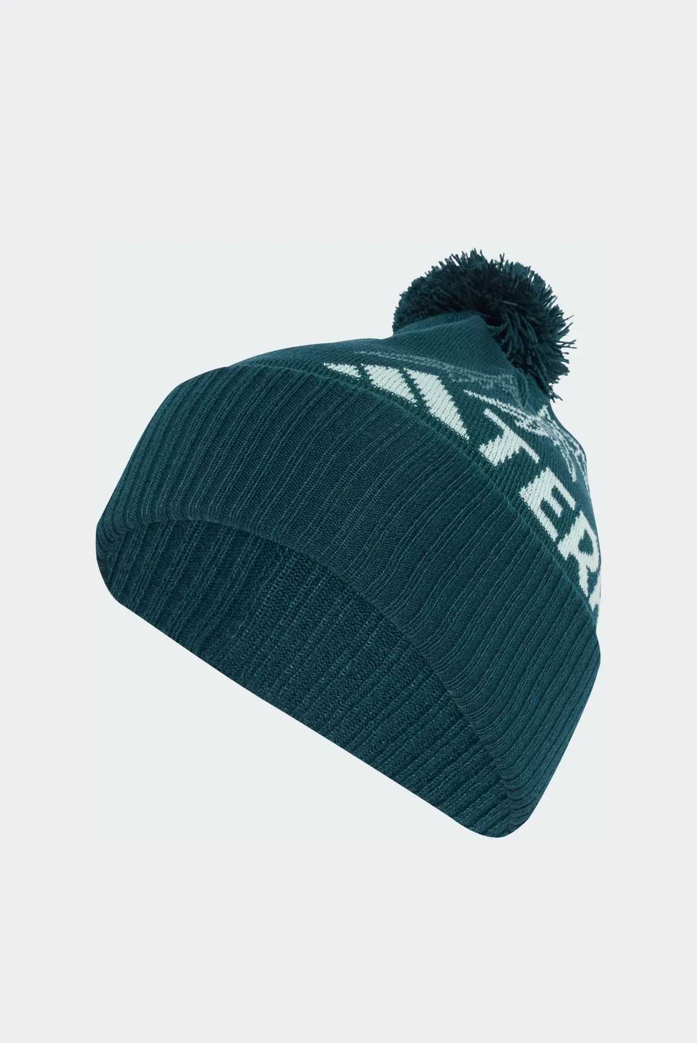 Зелена шапка з візерунком Terrex Xploric Pom Pom 1