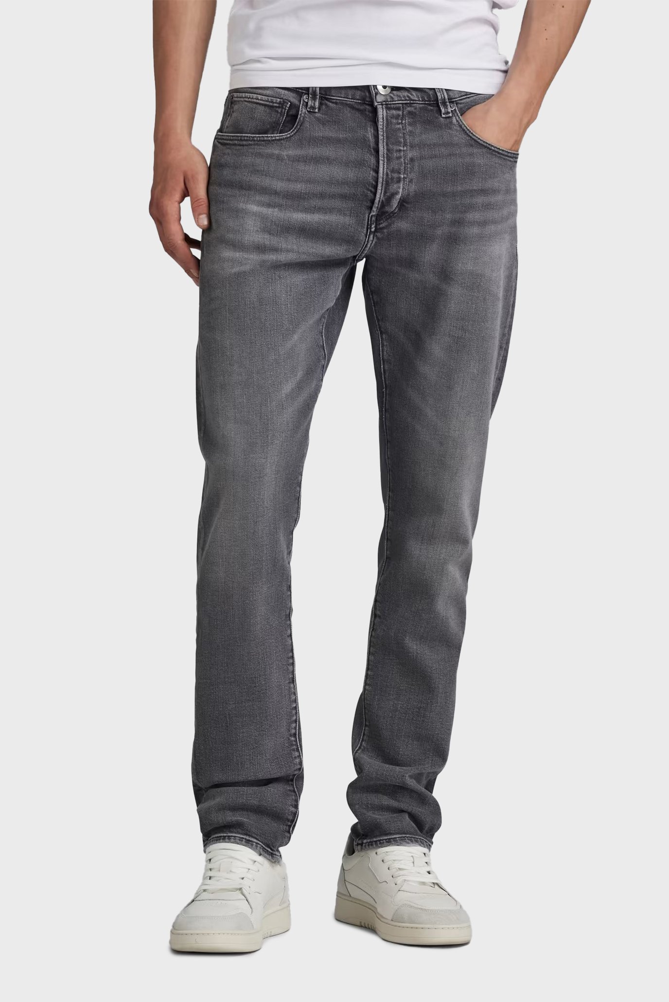 Мужские серые джинсы 3301 slim 1