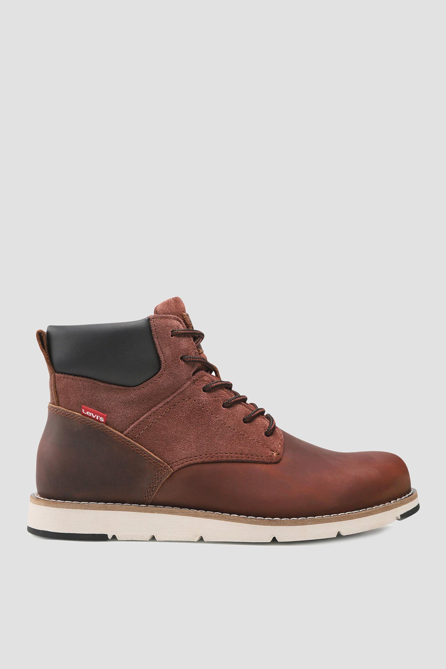 Мужские коричневые кожаные ботинки 1