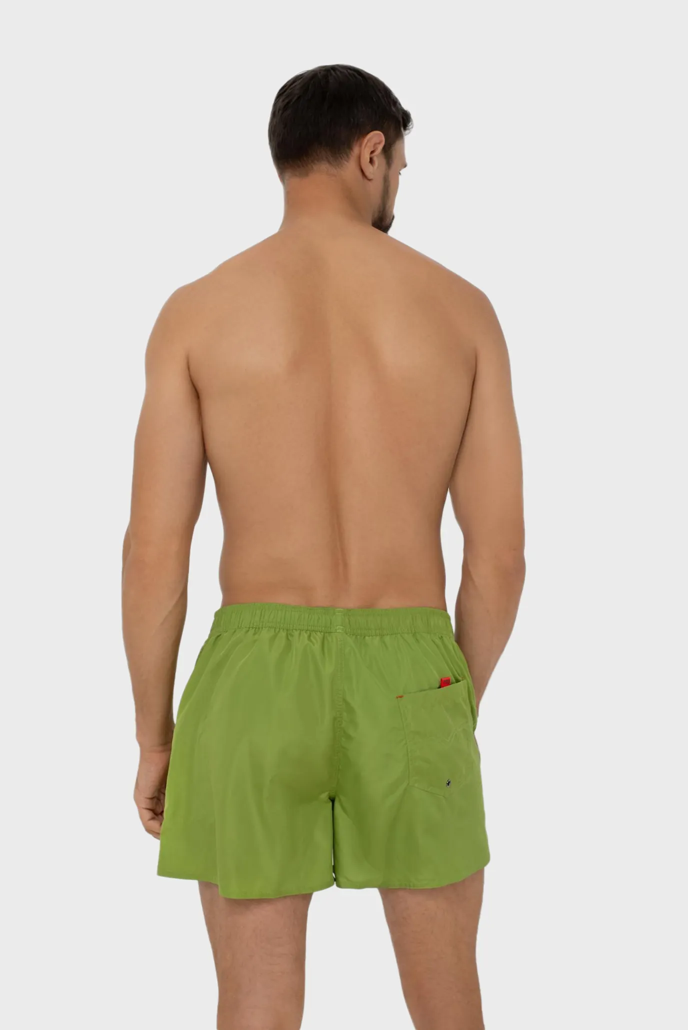 Мужские зеленые плавательные шорты 3
