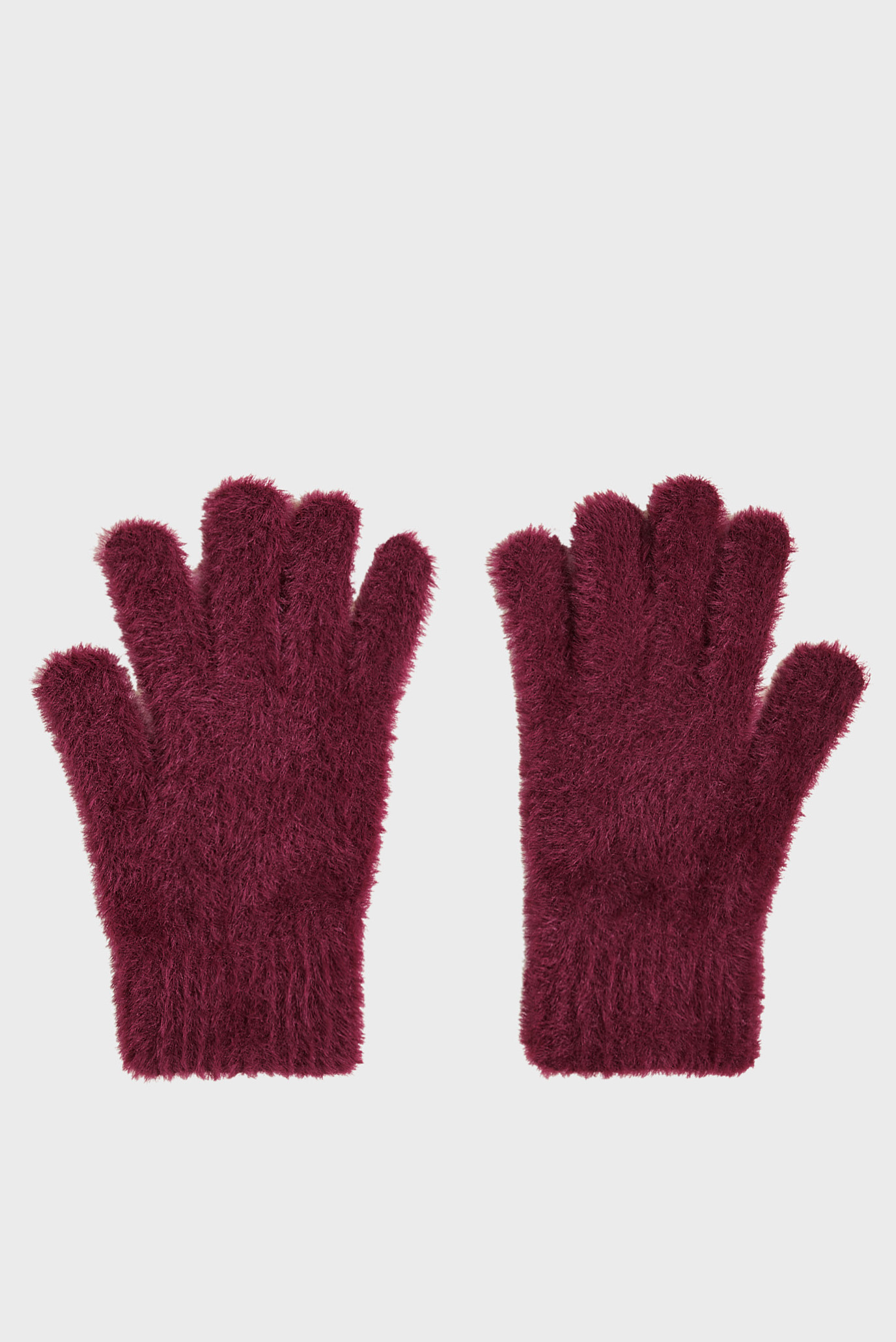 Жіночі бордові рукавички FLUFFY SUPERSTRETCH 1