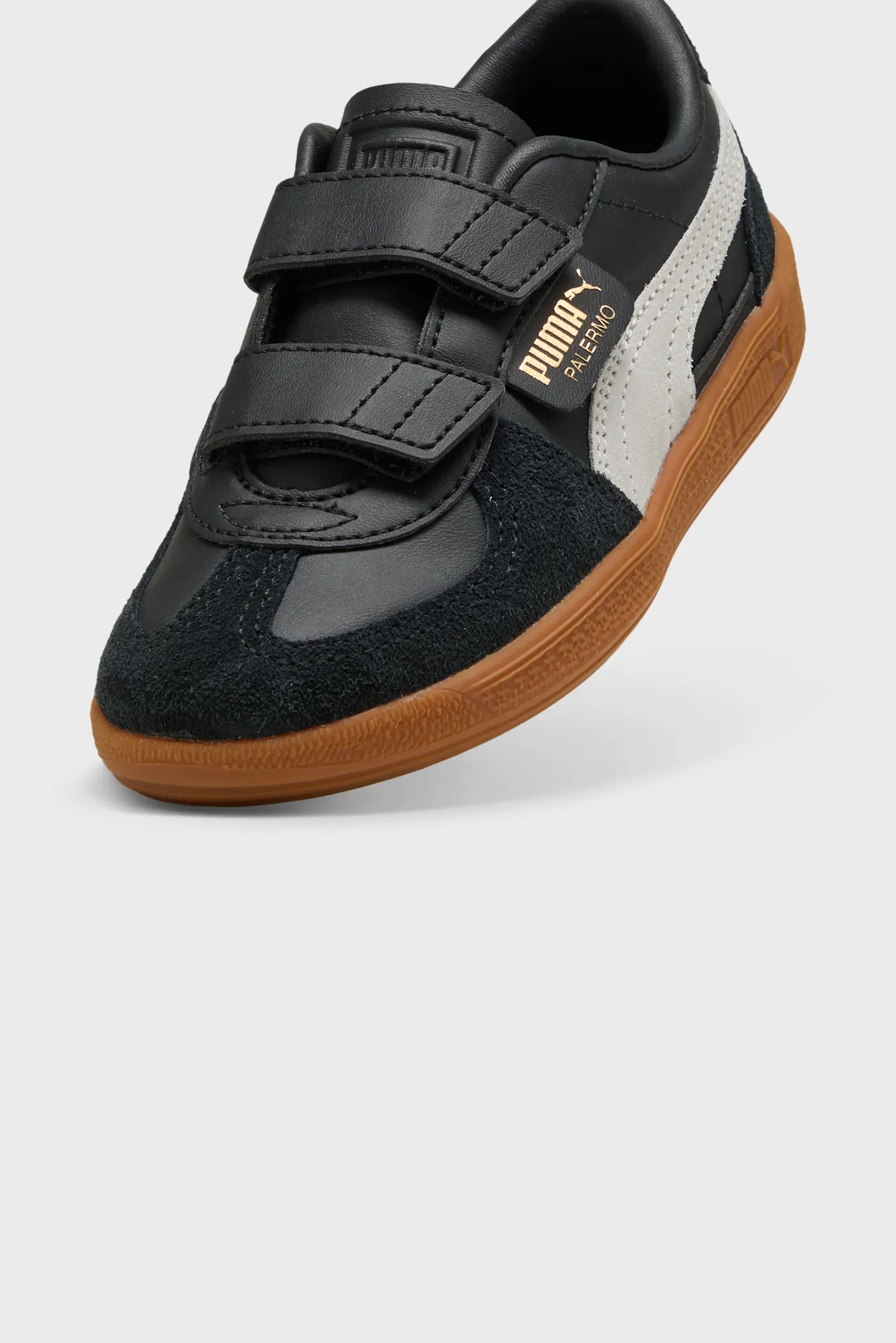 Детские черные кожаные сникерсы Palermo Leather Sneakers Kids 5