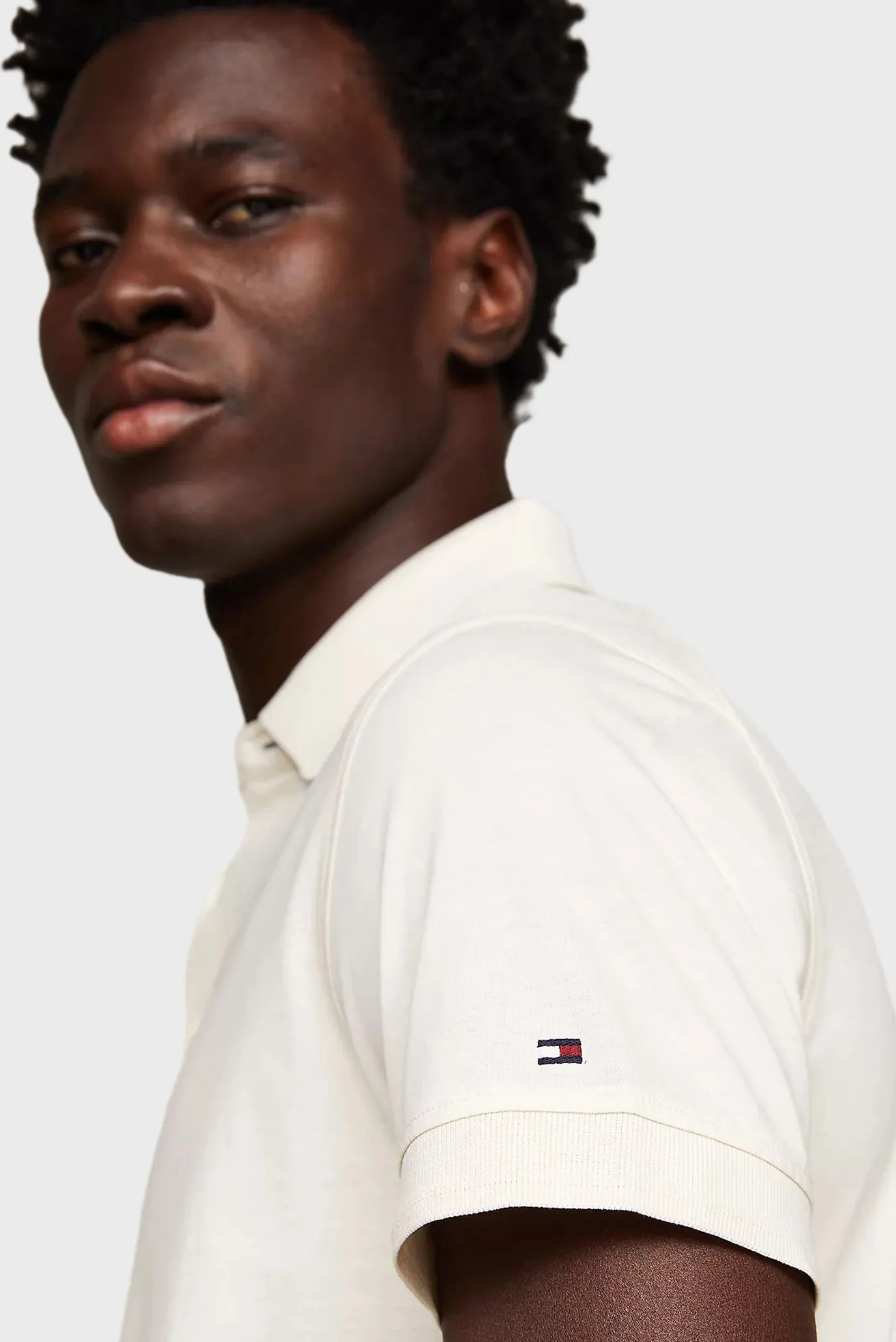 Мужское белое поло DC ES MERCERIZED 4