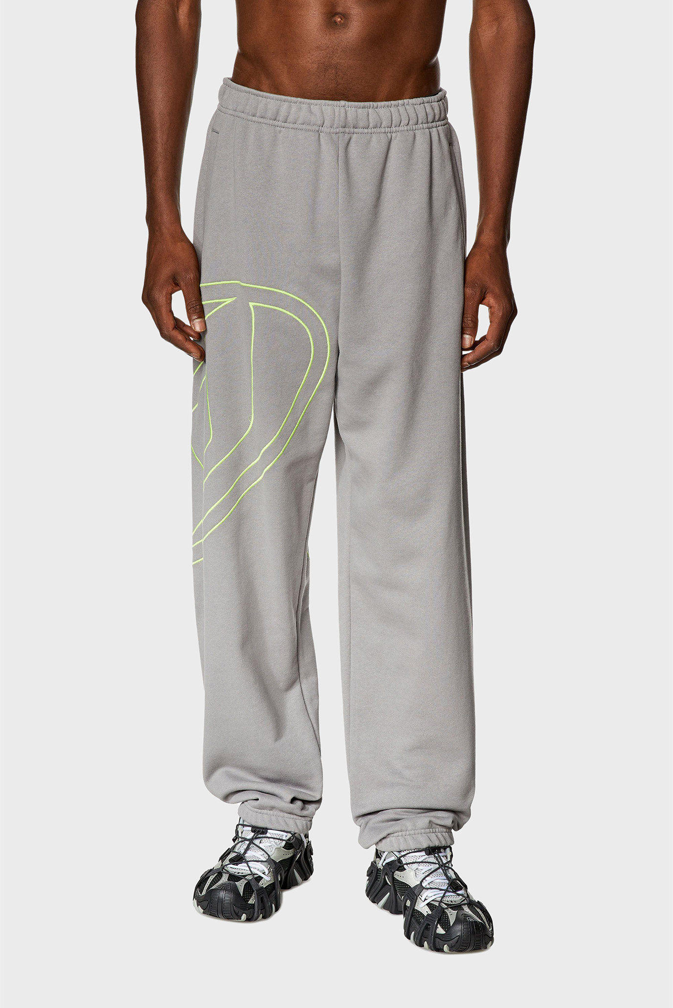 Мужские серые спортивные брюки P-MARKY-MEGOVAL-D TROUSERS 1