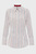 Женская белая рубашка в полоску MONOTYPE STRIPE
