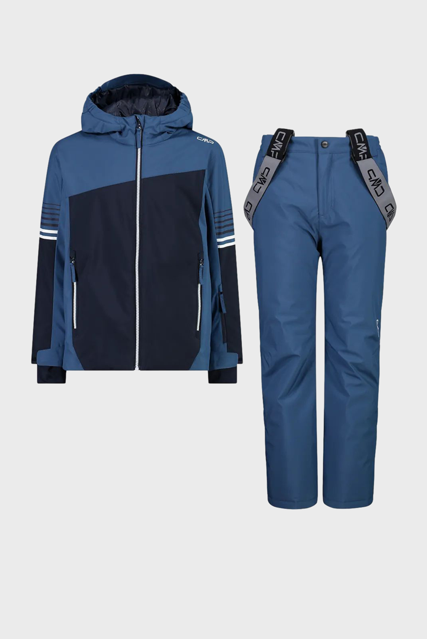 Детский синий лыжный костюм (куртка, брюки) Синий 176 CMP 34W4924-N825 Детский синий лыжный костюм (куртка, брюки) Синий 176 CMP 34W4924-N825