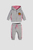 Детский серый спортивный костюм (худи, брюки)