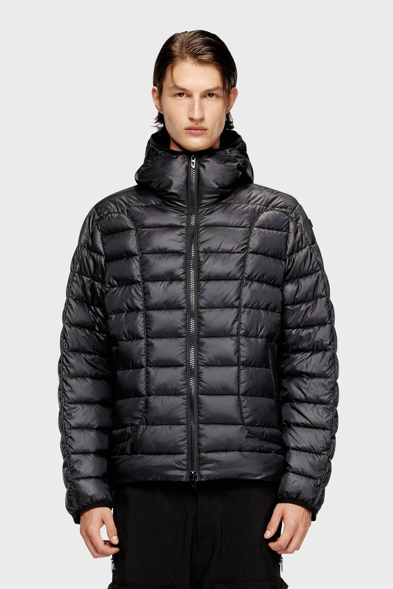Мужская черная куртка W-STONE GIACCA Черный 52 Diesel A14720 0BHAZ Мужская черная куртка W-STONE GIACCA Черный 52 Diesel A14720 0BHAZ