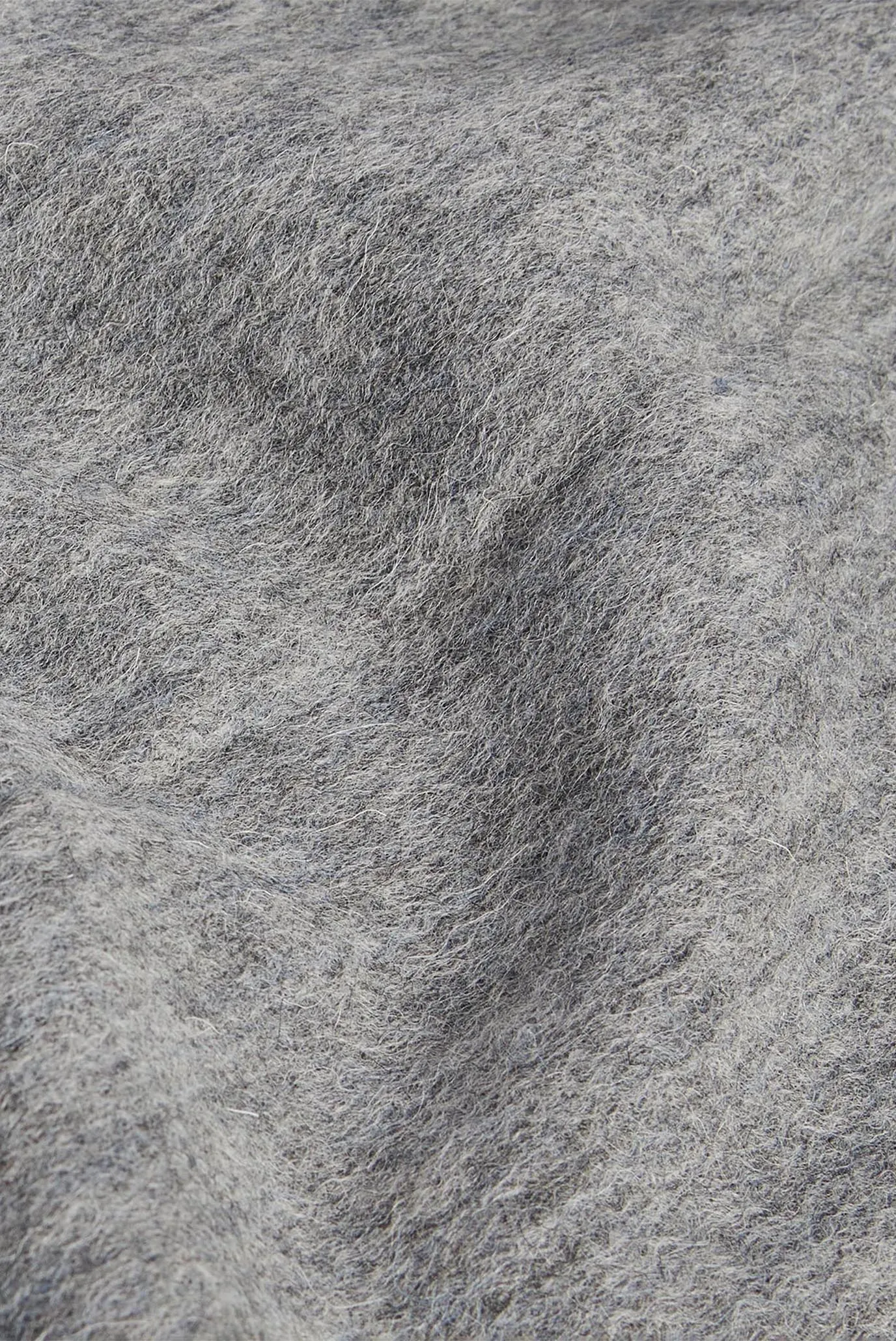 Мужской серый шерстяной шарф 4