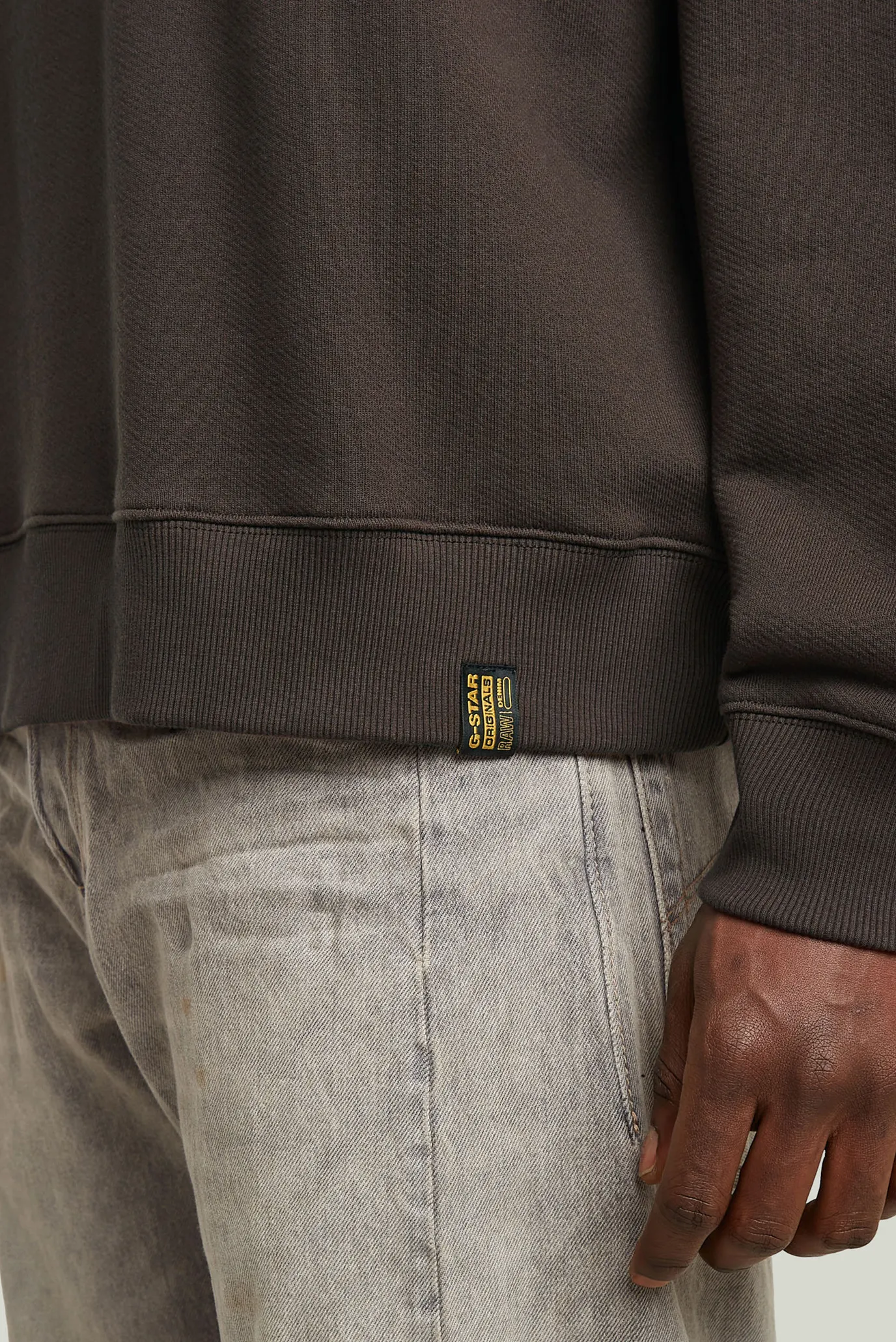 Чоловіча темно-коричнева спортивна кофта Essential loose 5