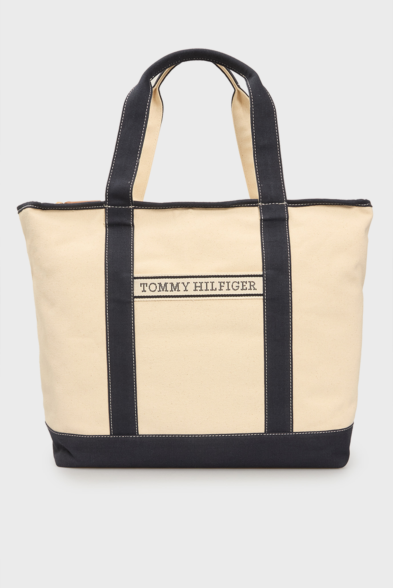 Бежевая сумка TH SUMMER CANVAS TOTE Бежевый ONESIZE Tommy Hilfiger AW0AW17421 Бежевая сумка TH SUMMER CANVAS TOTE Бежевый ONESIZE Tommy Hilfiger AW0AW17421