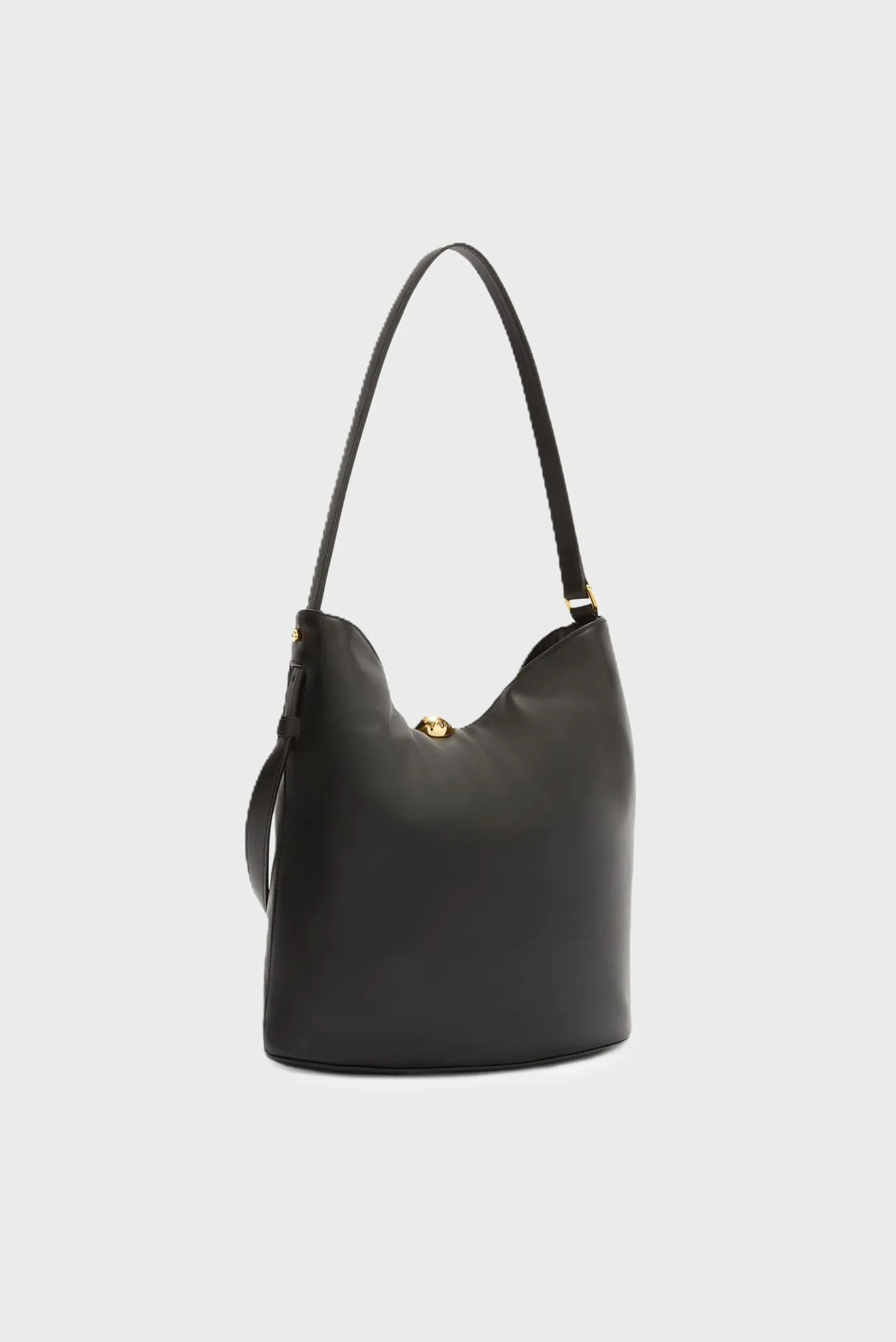 Женская черная кожаная сумка 3