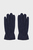 Чоловічі темно-сині вовняні рукавички MELTON