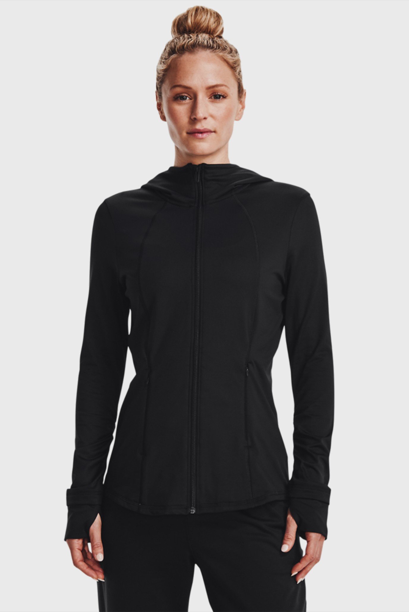 Жіноче чорне худі UA Meridian CW Jacket 1