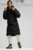 Чоловічий чорний пуховик Long Hooded Down Coat Men