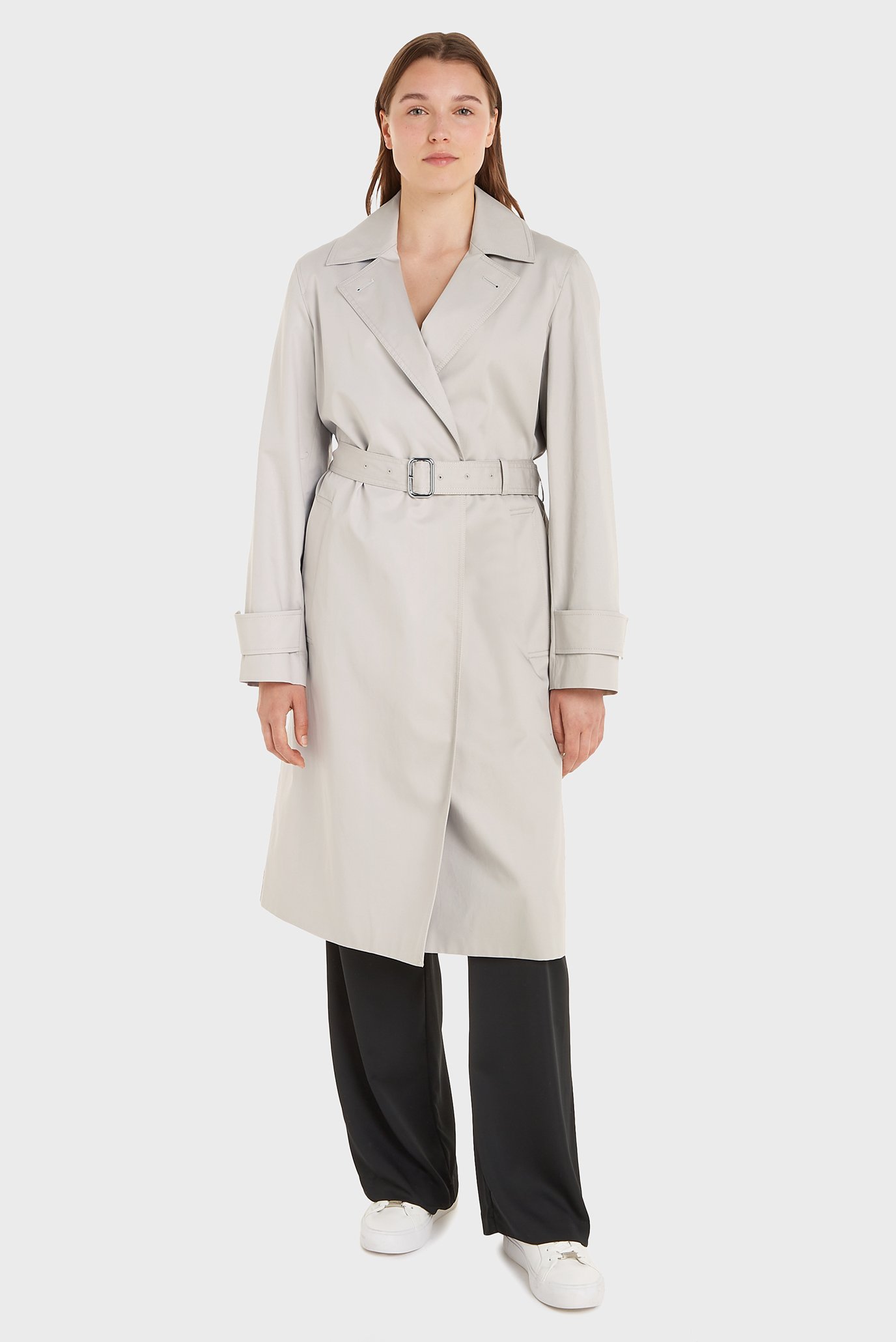 Женский бежевый тренч ESSENTIAL TRENCH COAT Бежевый 36 Calvin Klein K20K206320 Женский бежевый тренч ESSENTIAL TRENCH COAT Бежевый 36 Calvin Klein K20K206320