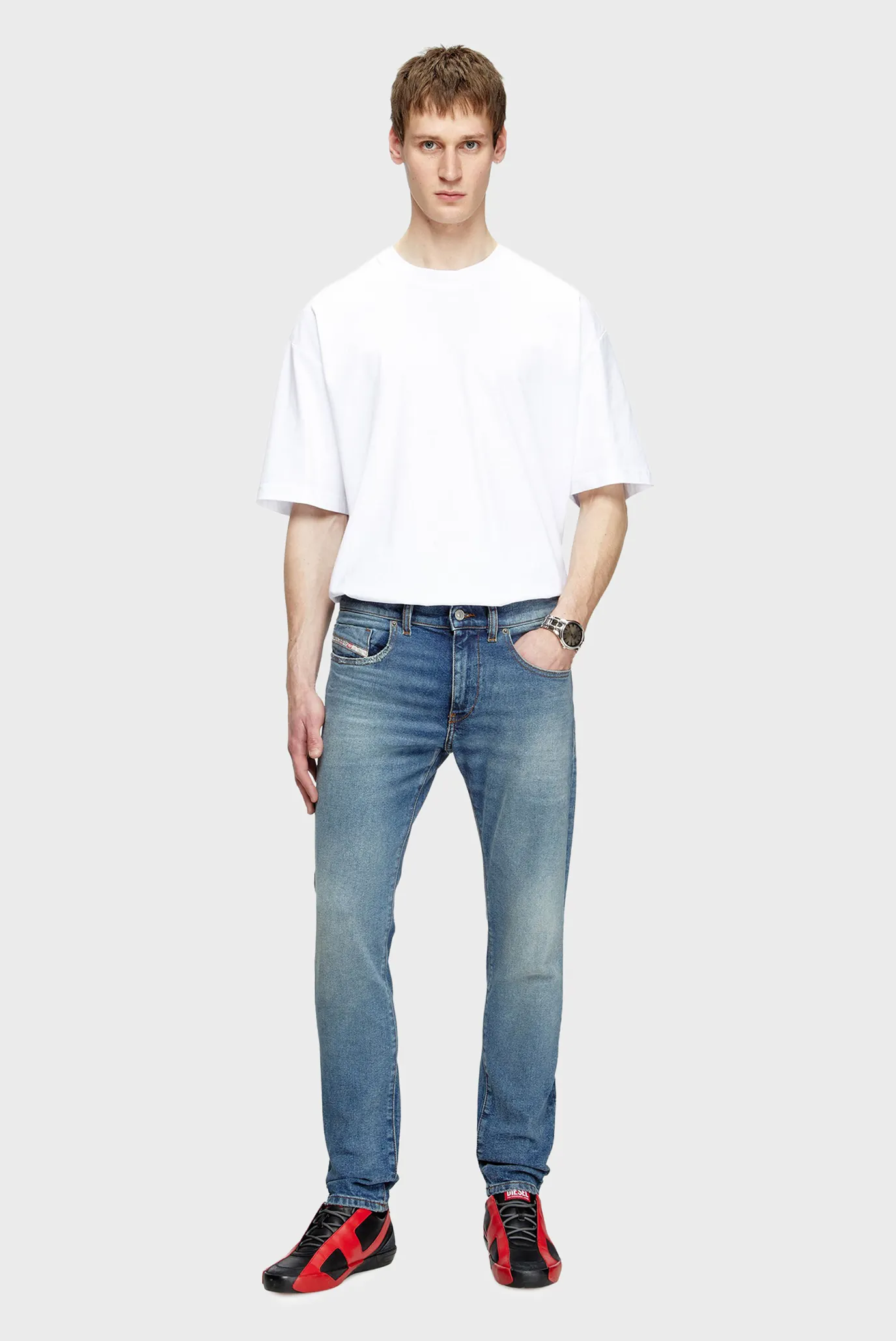 Мужские синие джинсы 2019 D-STRUKT 2