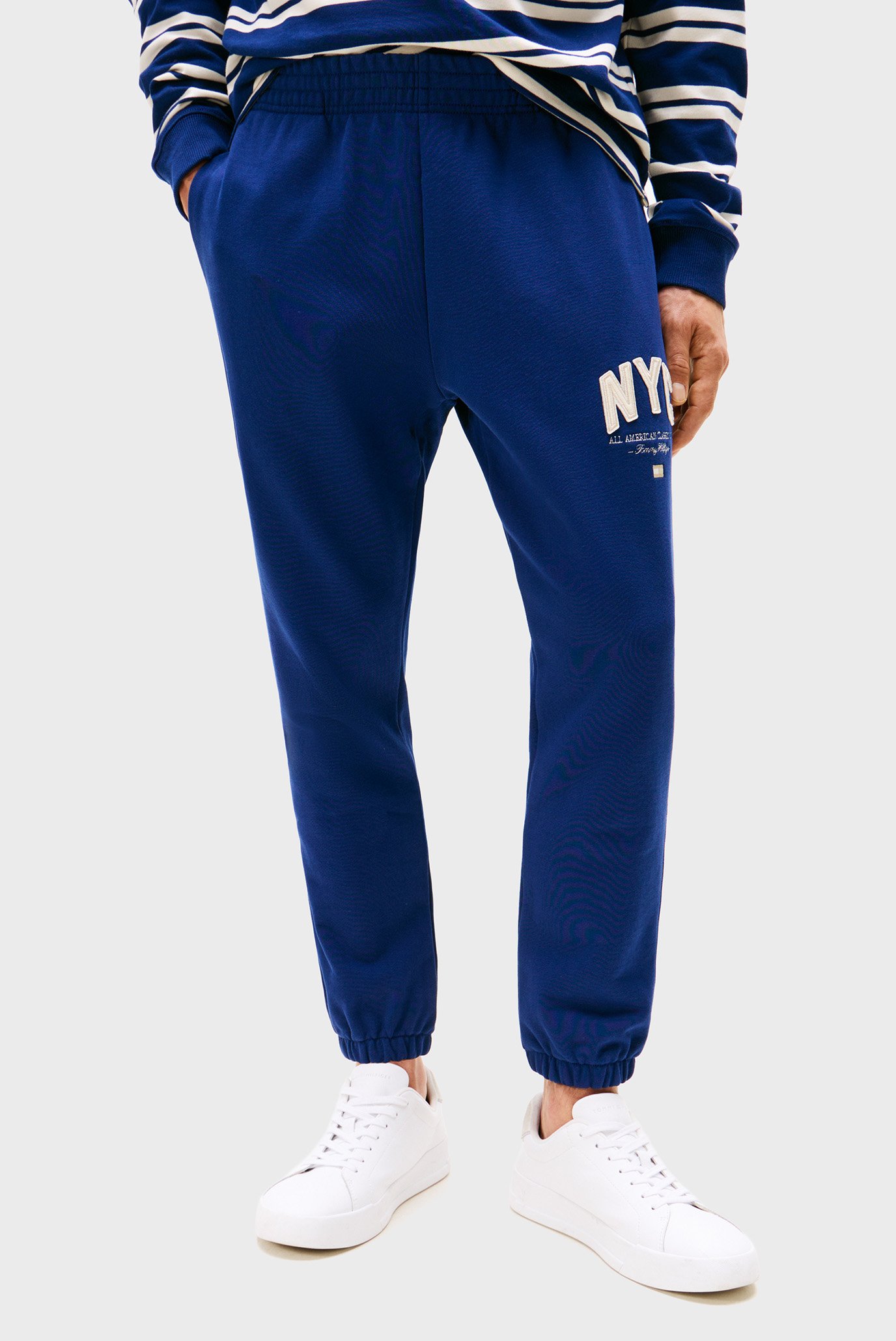 Мужские синие спортивные брюки PREP Синий XXL Tommy Hilfiger MW0MW39688 Мужские синие спортивные брюки PREP Синий XXL Tommy Hilfiger MW0MW39688