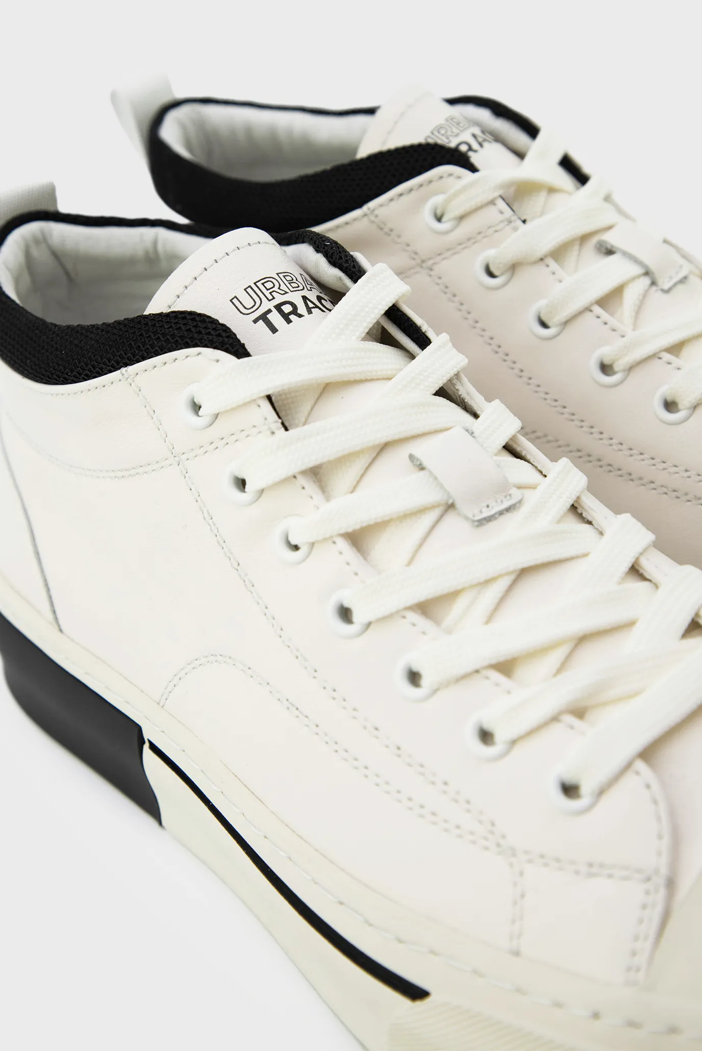 Чоловічі білі шкіряні хайтопи 2