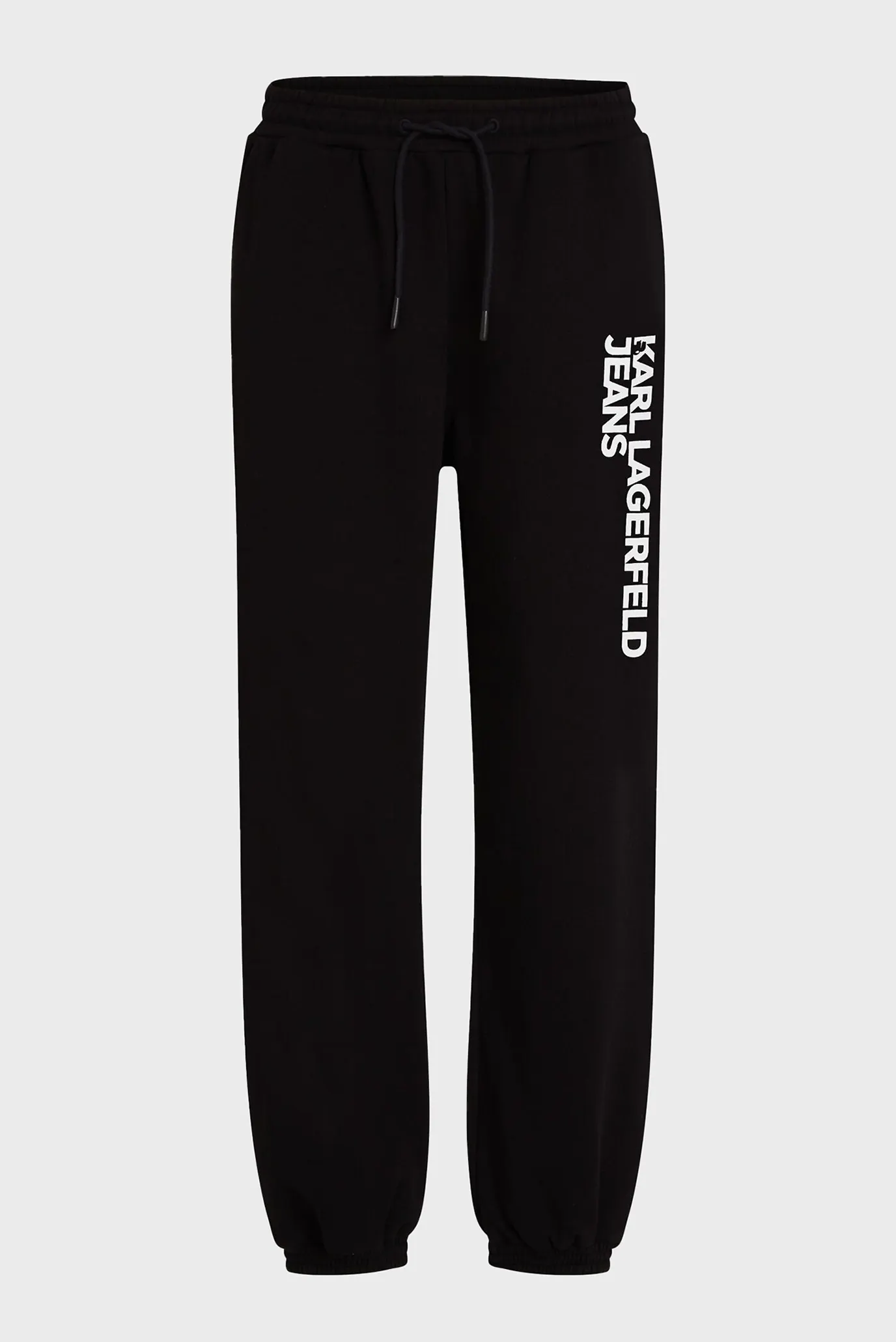 Чоловічі чорні спортивні штани KLJ TEXT LOGO SLIM SWEATPANT 5