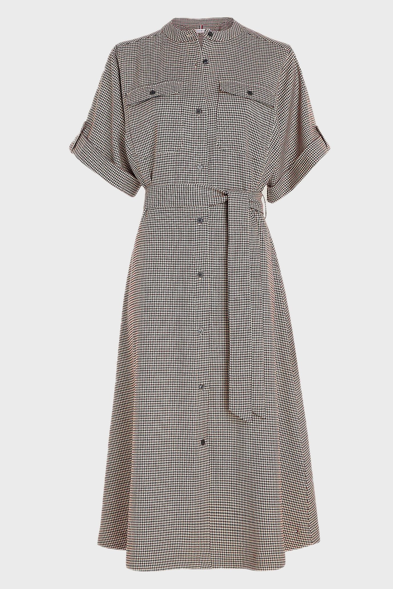Женское платье с узором RWB CHECK MIDI SHIRT DRESS 1