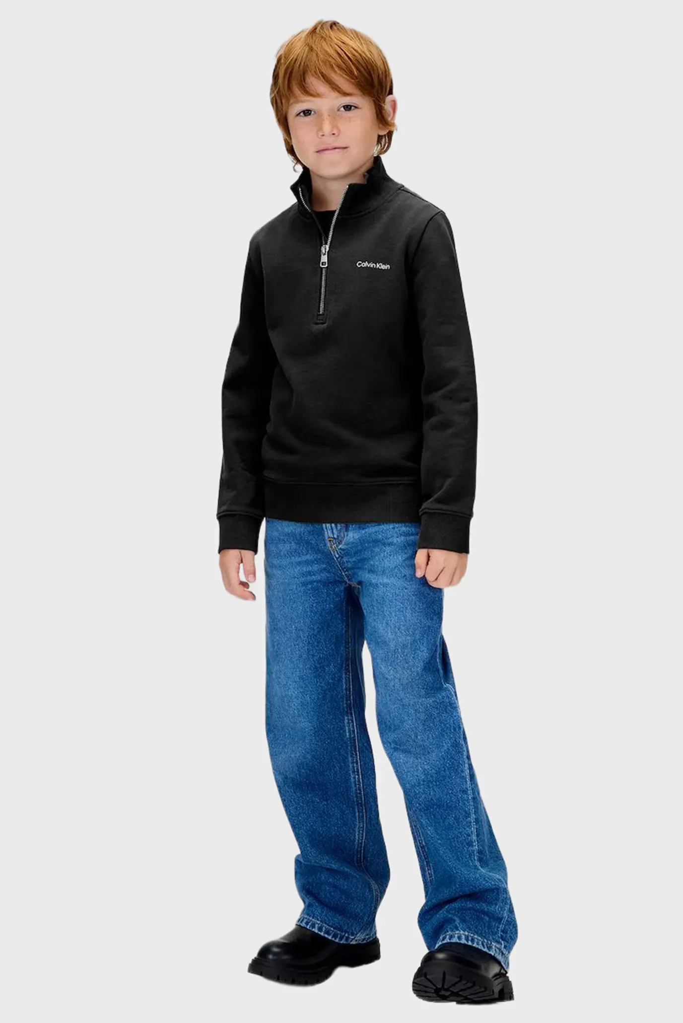 Дитяча чорна спортивна кофта CHEST 2