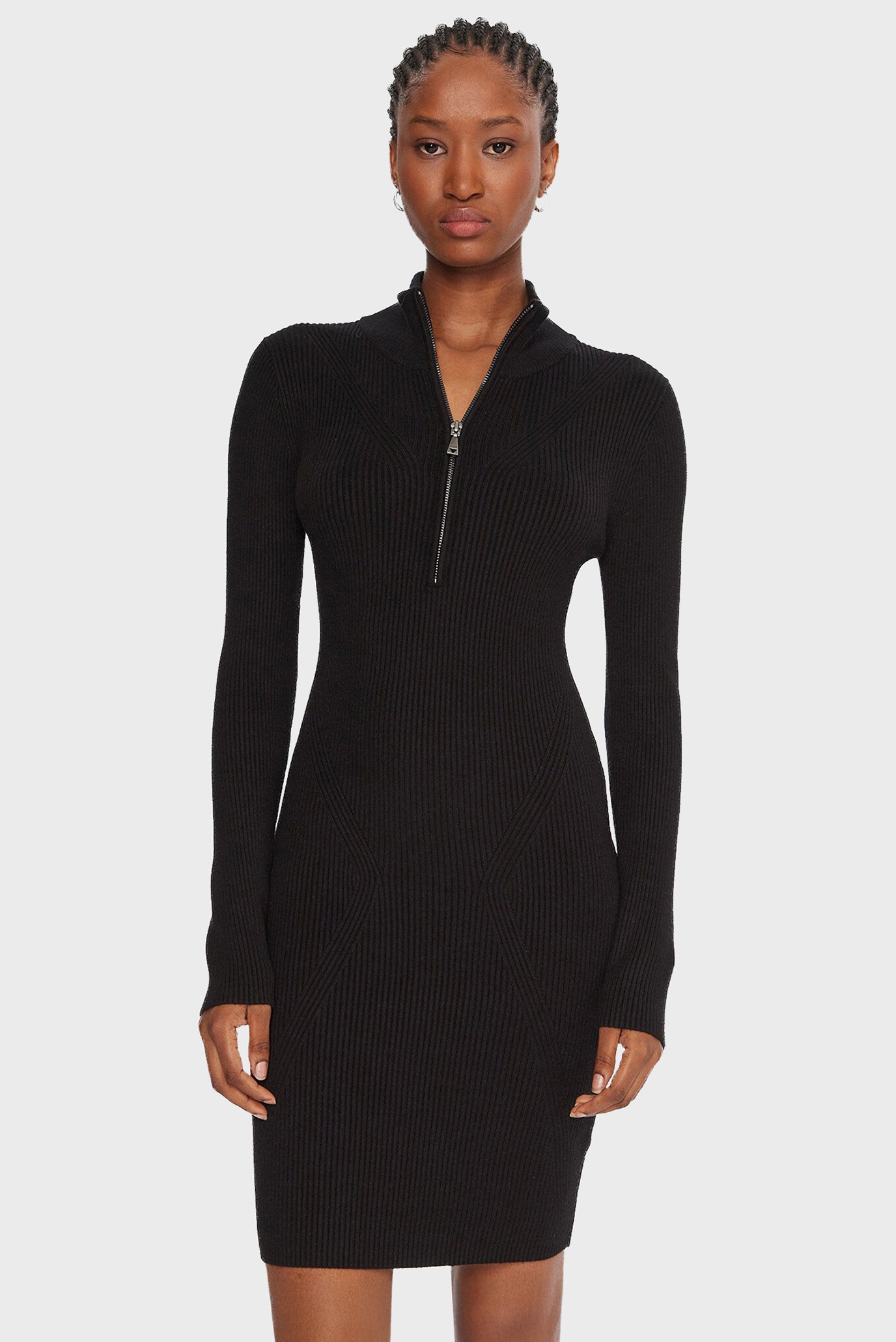 Женское черное платье Черный L Guess W5BK45.Z0572;JBLK Женское черное платье Черный L Guess W5BK45.Z0572;JBLK