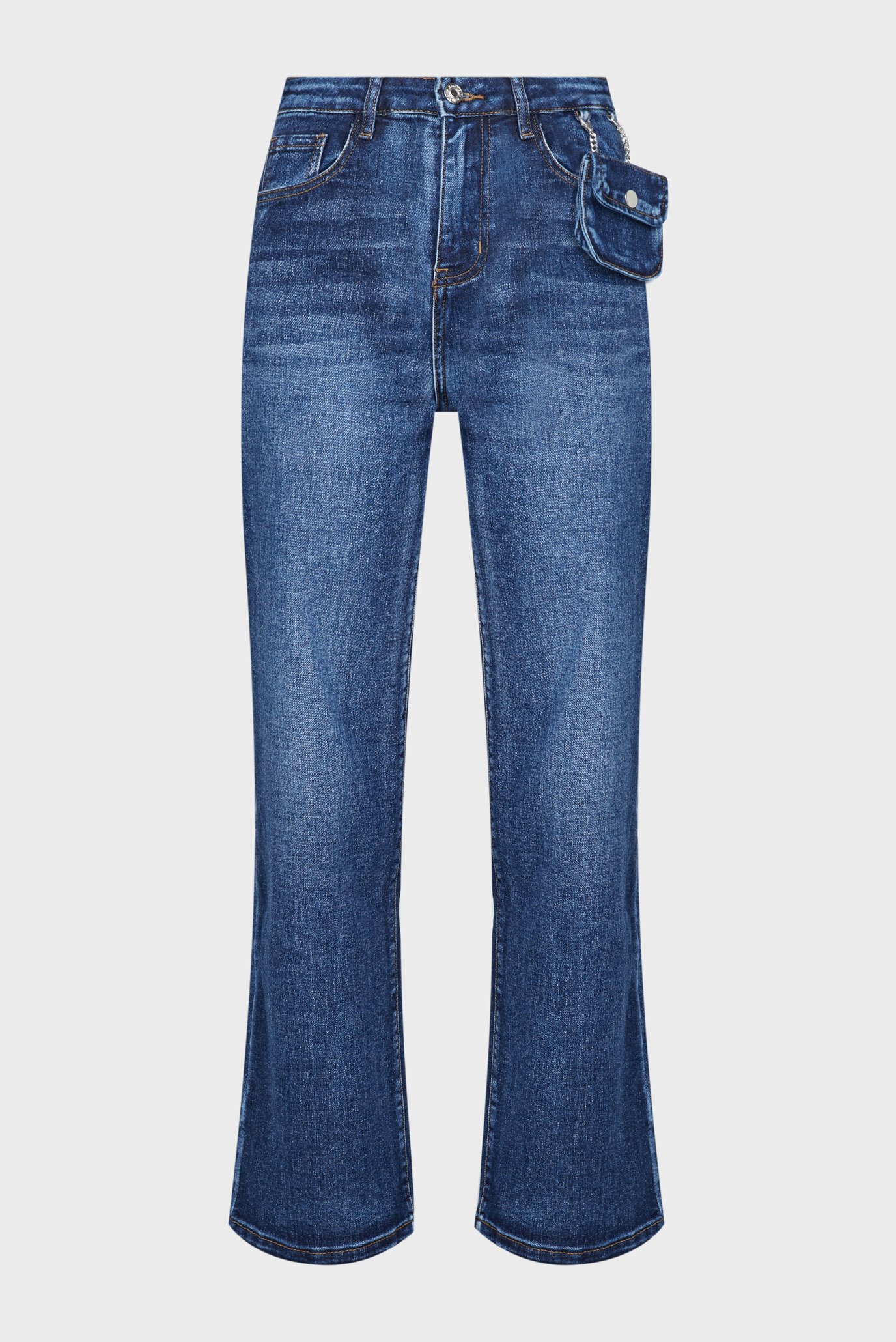 Женские синие джинсы 1