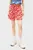 Жіночі червоні шорти з візерунком AOP