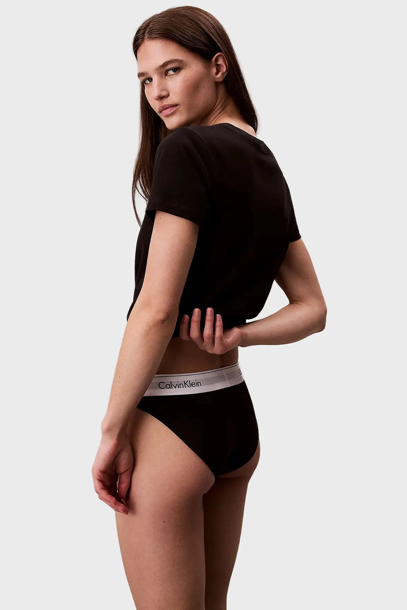 Женская черная футболка (3 шт) COTTON 3