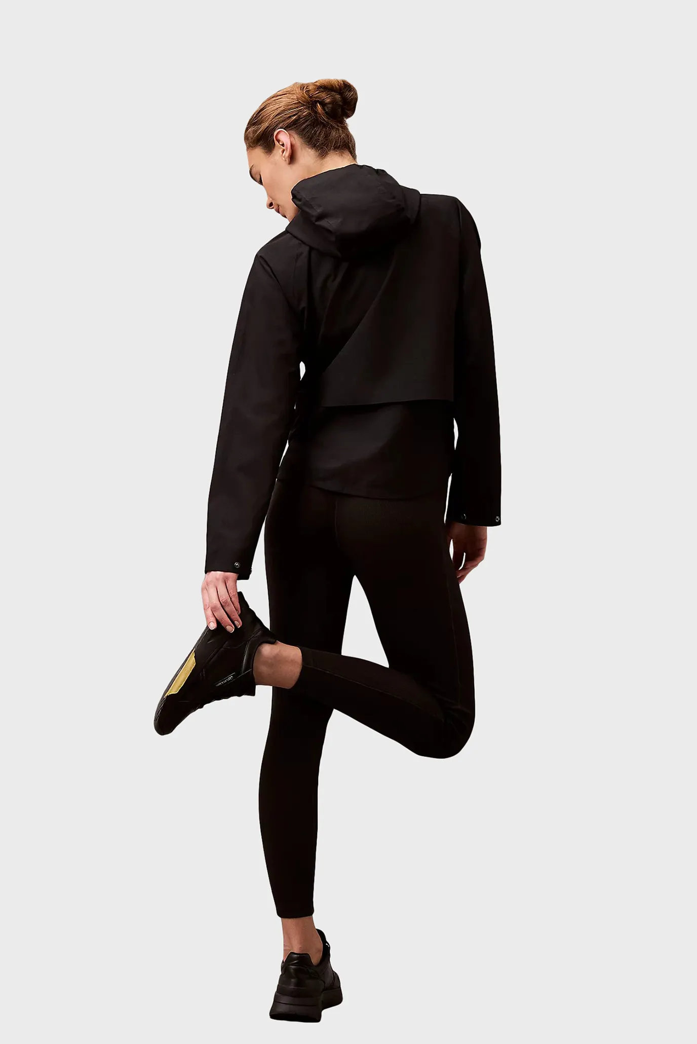 Женские черные леггинсы 3