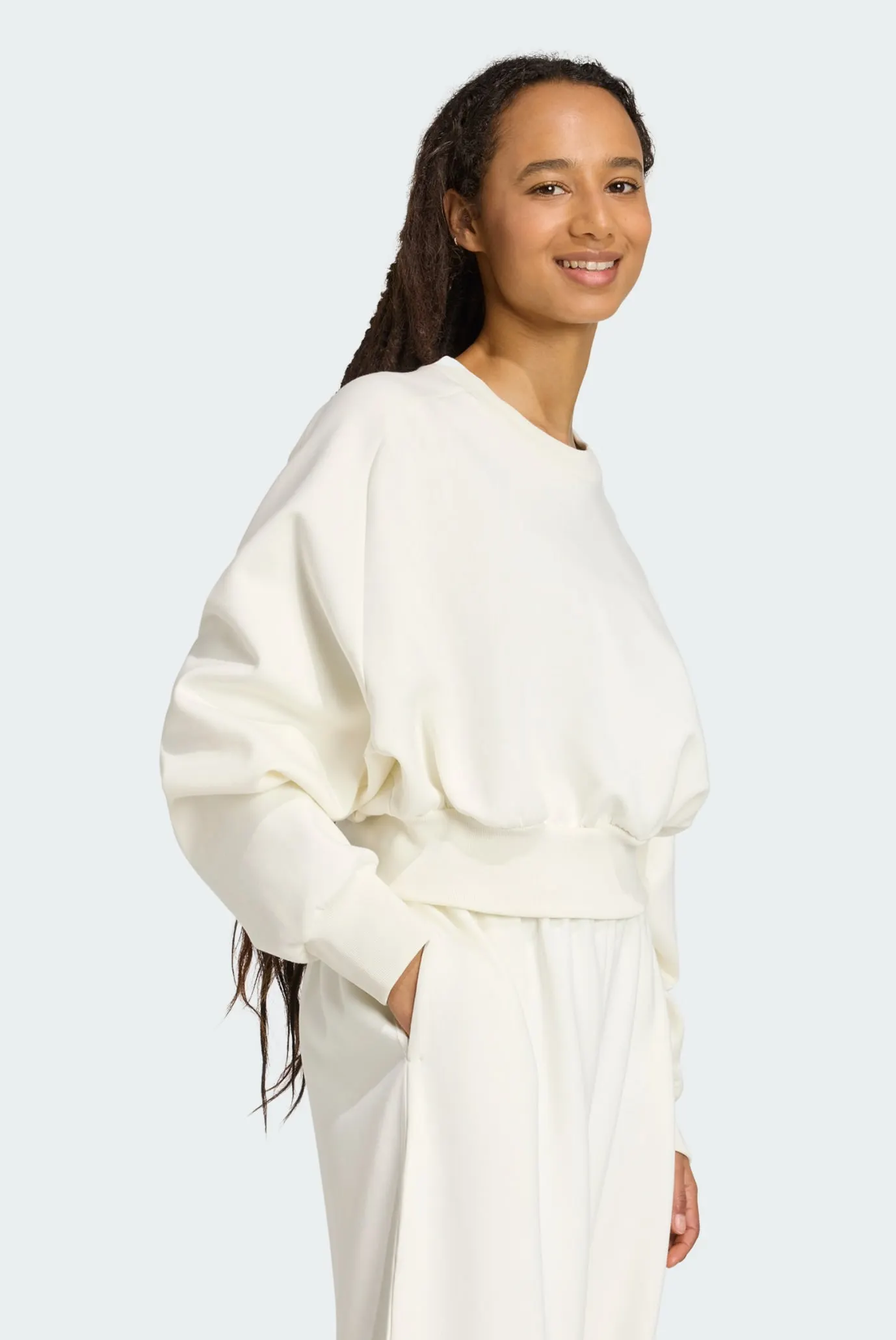 Жіночий білий світшот ALL SZN Soft Lux Loose 2