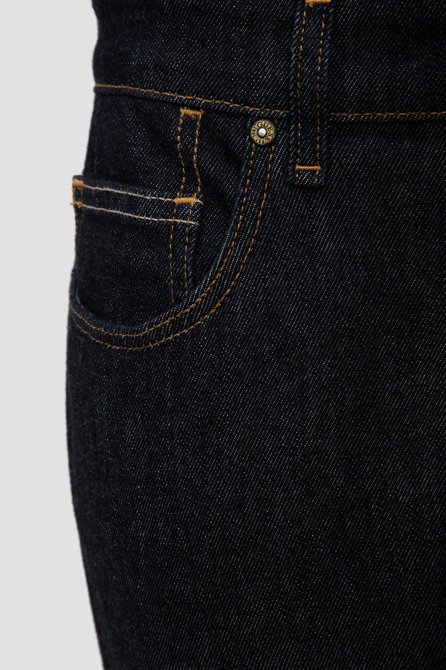 Мужские темно-синие джинсы 4