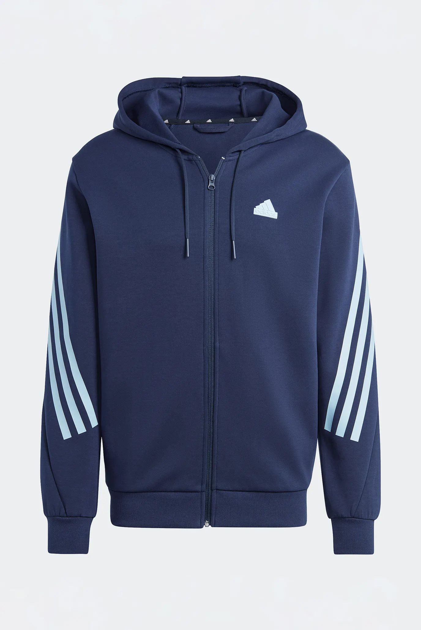 Мужское темно-синее худи Future Icons 3-Stripes Full-Zip