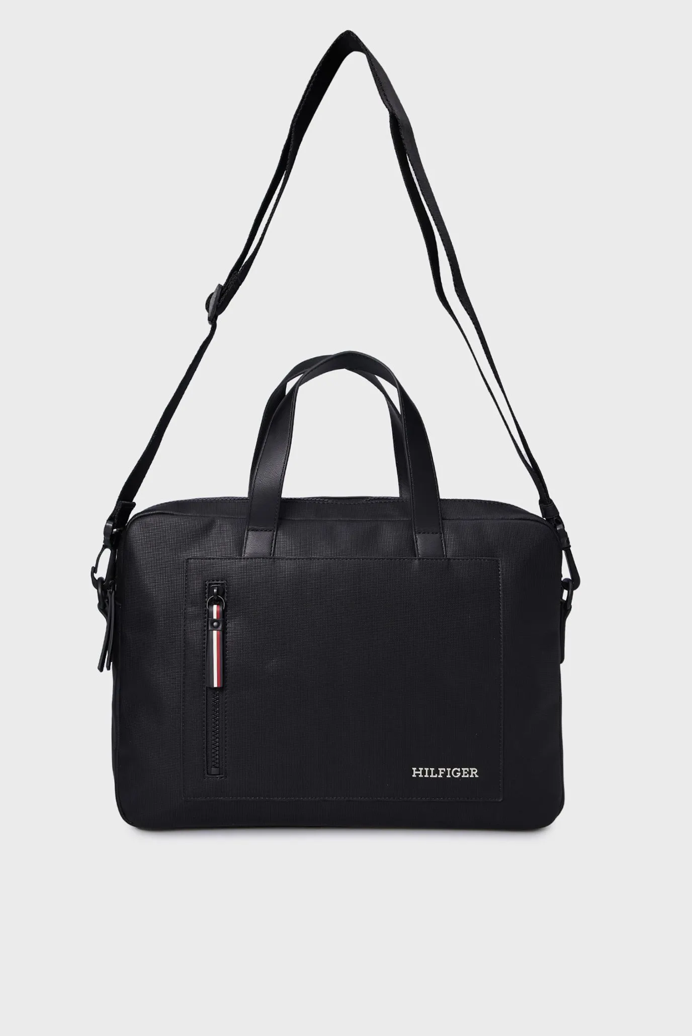 Чоловіча чорна сумка для ноутбука TH PIQUE SLIM COMPUTER BAG 5