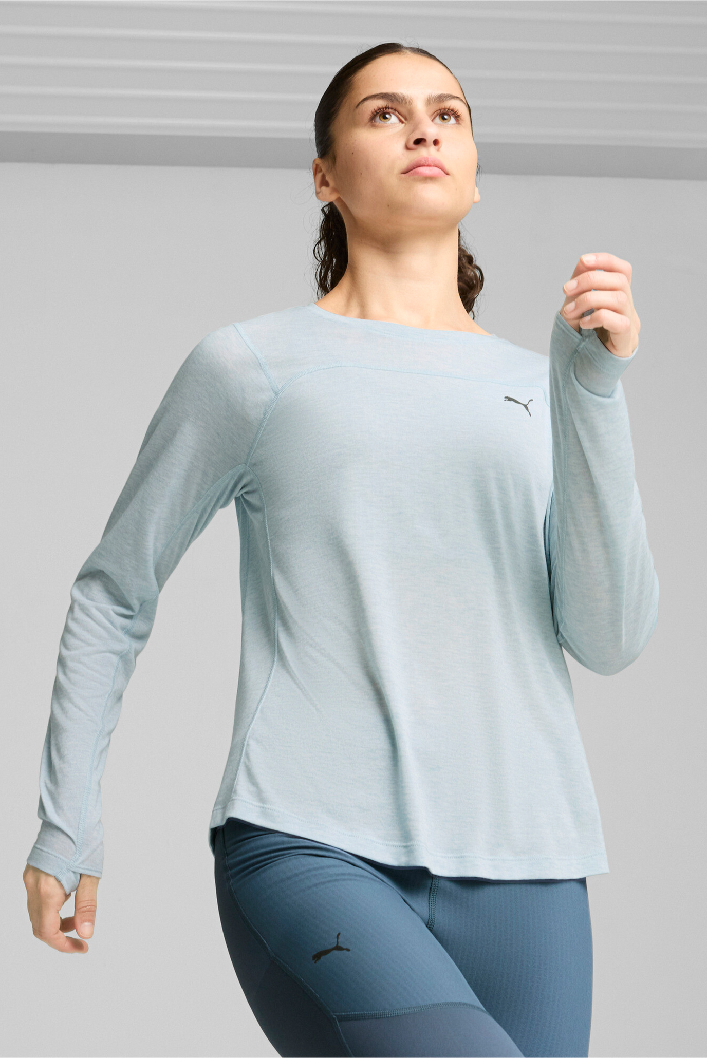 Жіночий м'ятний лонгслів SEASONS Tech Wool Long Sleeve Tee Women 1