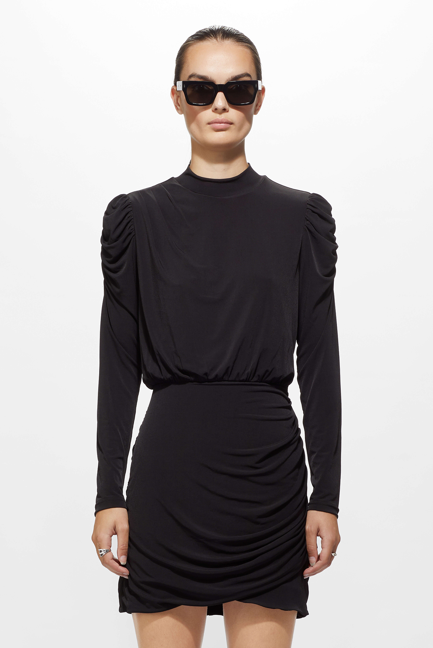Жіноча чорна сукня Katalina mini stretch 224 1
