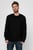 Мужской черный шерстяной свитер K-CONCORD