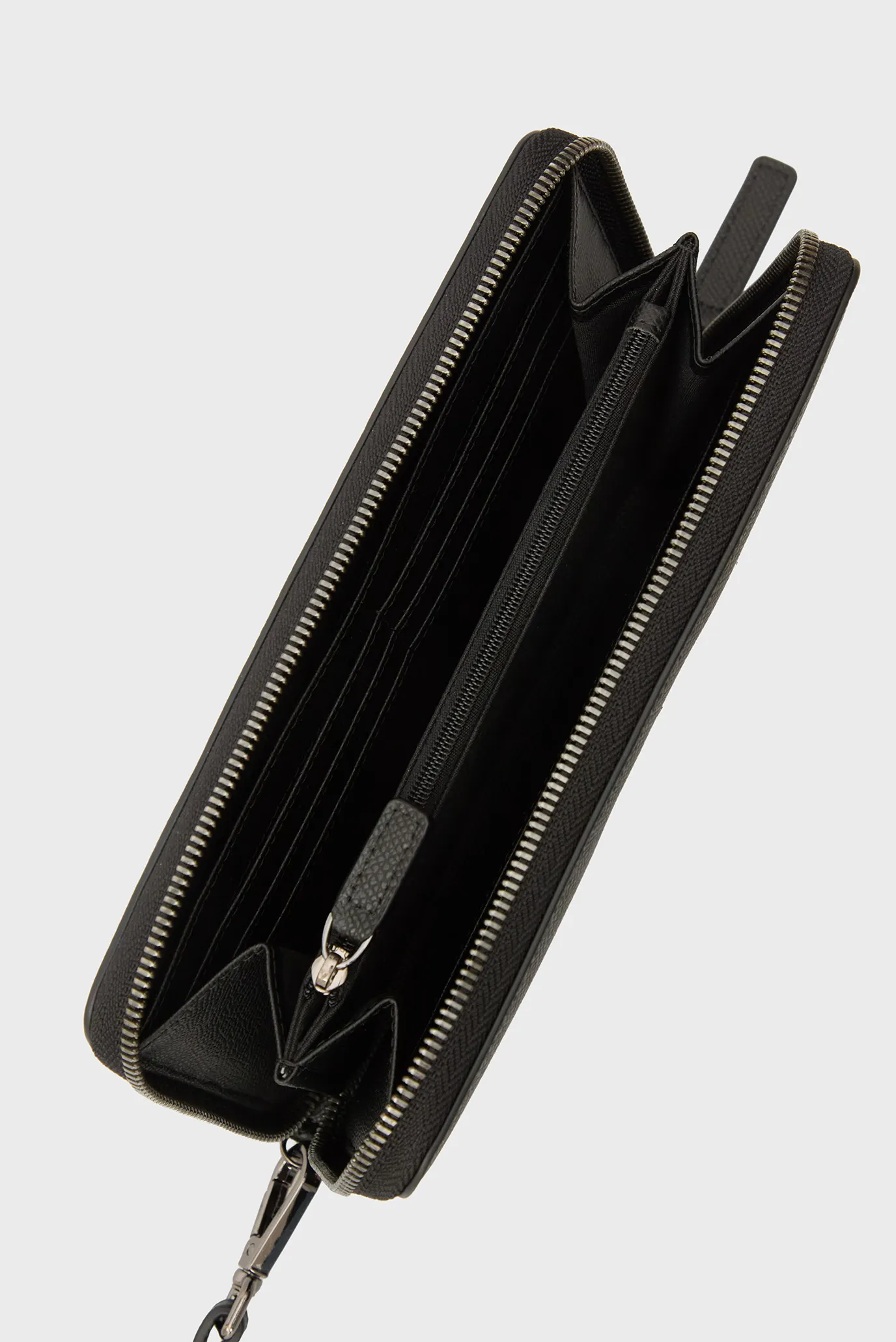 Чоловічий чорний шкіряний гаманець JAKE 2