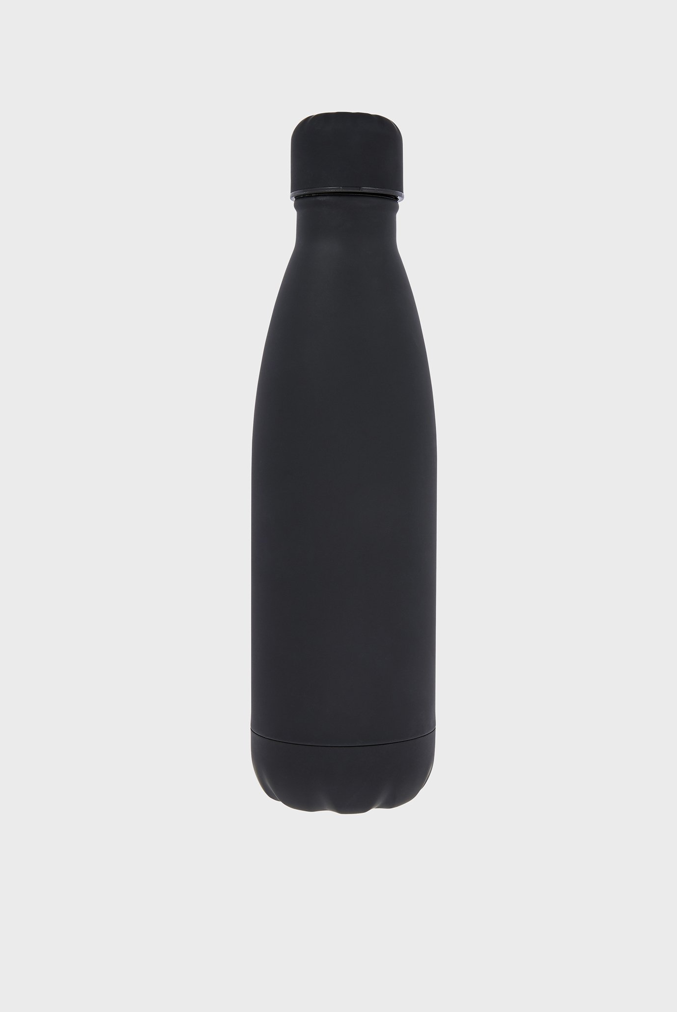 Чорна пляшка для води Plain Double Walled 1