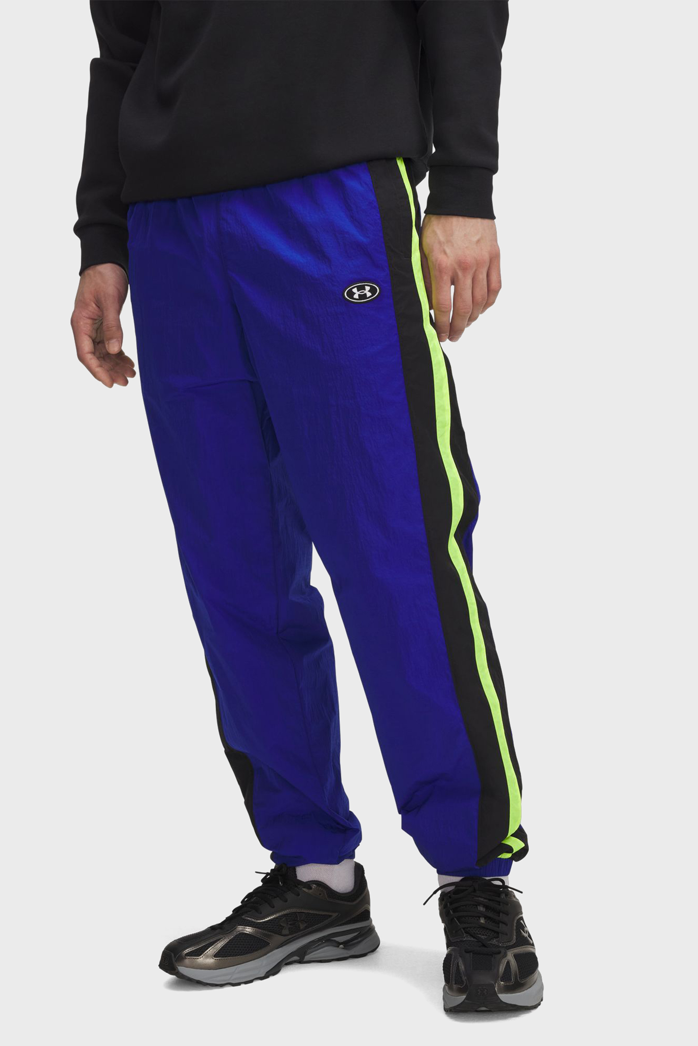 Мужские синие спортивные брюки UA Icon Wvn Track Pnt Синий XXL Under Armour 6003974-400 Мужские синие спортивные брюки UA Icon Wvn Track Pnt Синий XXL Under Armour 6003974-400